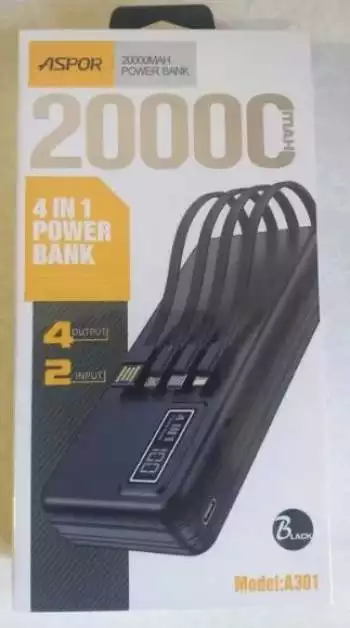 Павербанк Power Bank Aspor A301 с быстрой заряд. USB DC. Лучшая цена !