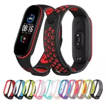Силиконовый ремешок для Xiaomi Mi Band 6 5 7