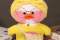 Желтая Мягкая игрушка Каченя Lalafanfan Уточка уткаа ЛАЛАФАН. ХАГИ. КИ 6