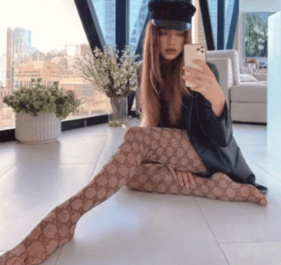 Колготки лосины в стиле gucci 4