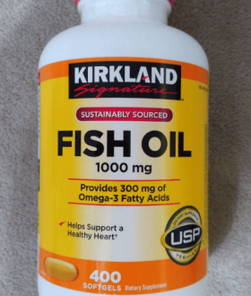 Омега-3, риб'ячий жир, 400 капсул Kirkland США.
