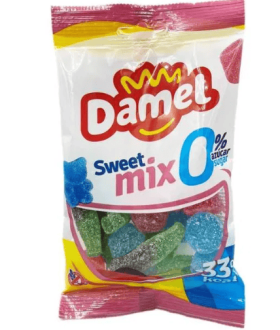 Жуйки Damel 100 г Жевательные Конфеты Дамел Разные вкусы ОПТ