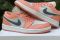 Кроссовки Nike Air Jordan 1 Low Light Madder Root Джорданы персиковые 2