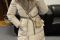 Пуховик maxmara с норковым капюшоном