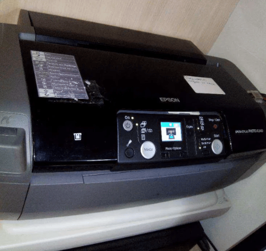 Фотопринтер EPSON Stylus Photo R240, принтер цветной струйный 3