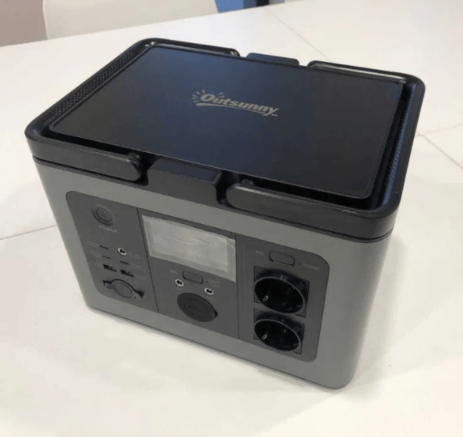 Power Station Ecoflow Bluetti 1200w (614Wh) Outsunny 2