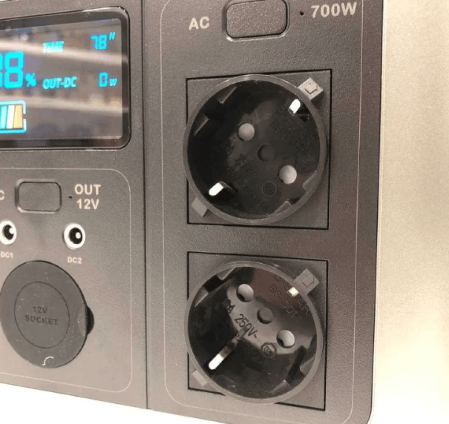 Power Station Ecoflow Bluetti 1200w (614Wh) Outsunny 3