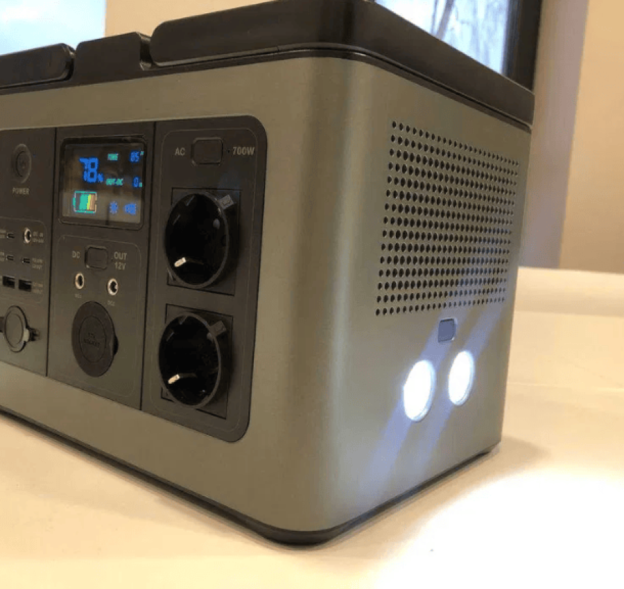 Power Station Ecoflow Bluetti 1200w (614Wh) Outsunny 4