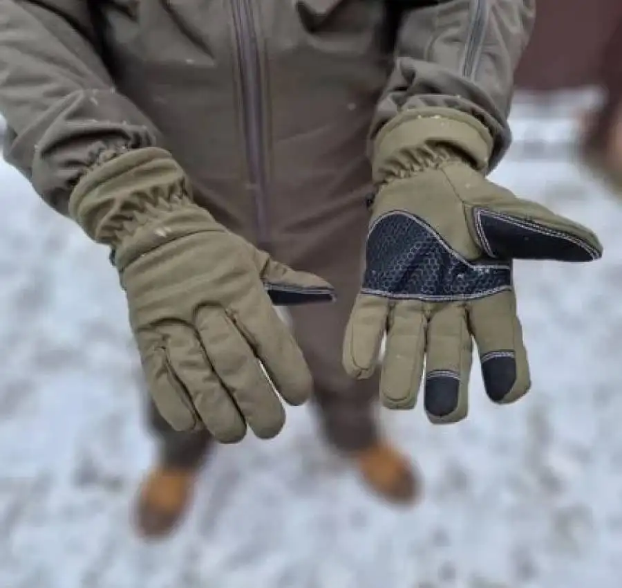 Розпродаж! Тактичні зимові перчатки рукавиці Софтшелл Soft Shell Олива