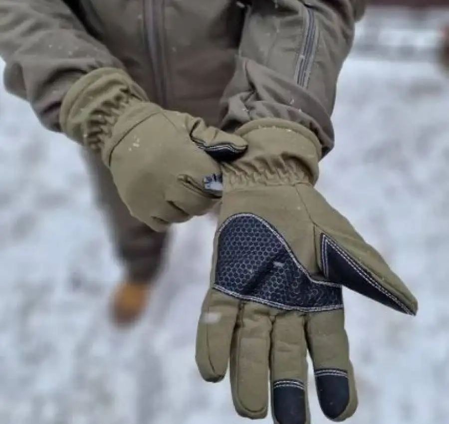 Розпродаж! Тактичні зимові перчатки рукавиці Софтшелл Soft Shell Олива 8