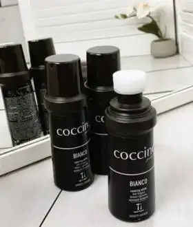 Опт !!!Белая крем-паста для обуви Coccine BIANCO 75мл