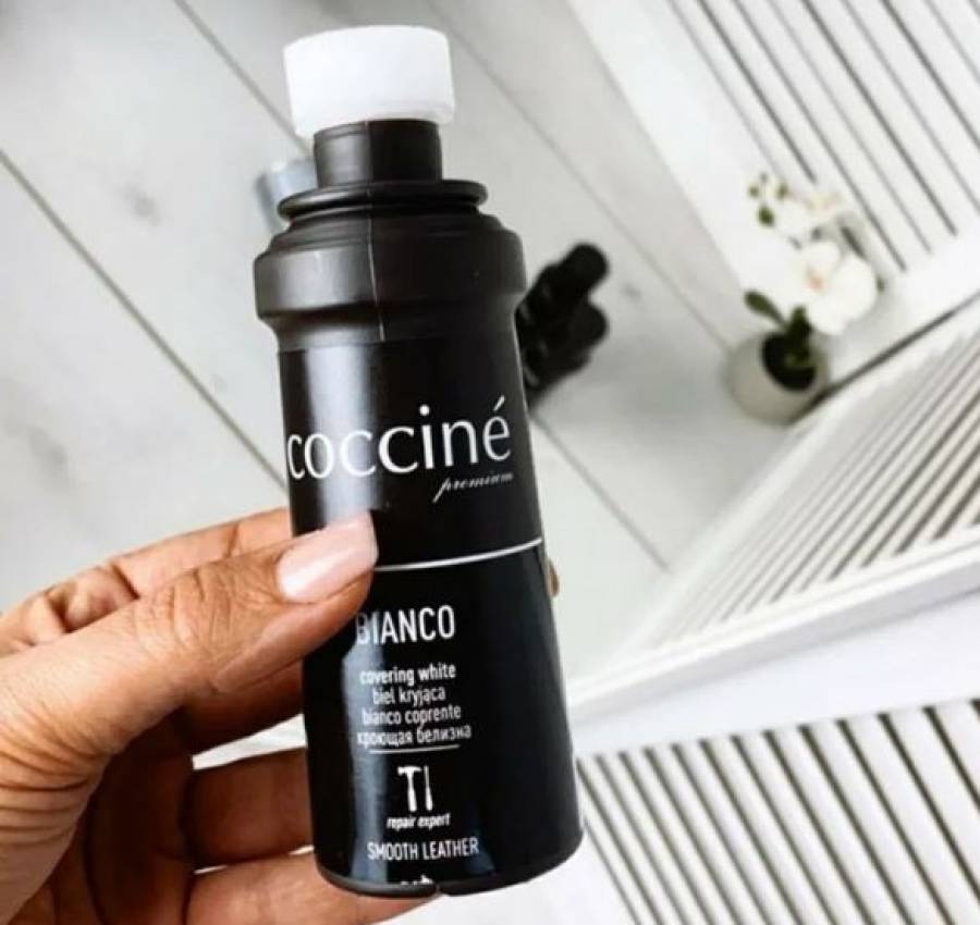 Опт !!!Белая крем-паста для обуви Coccine BIANCO 75мл 5