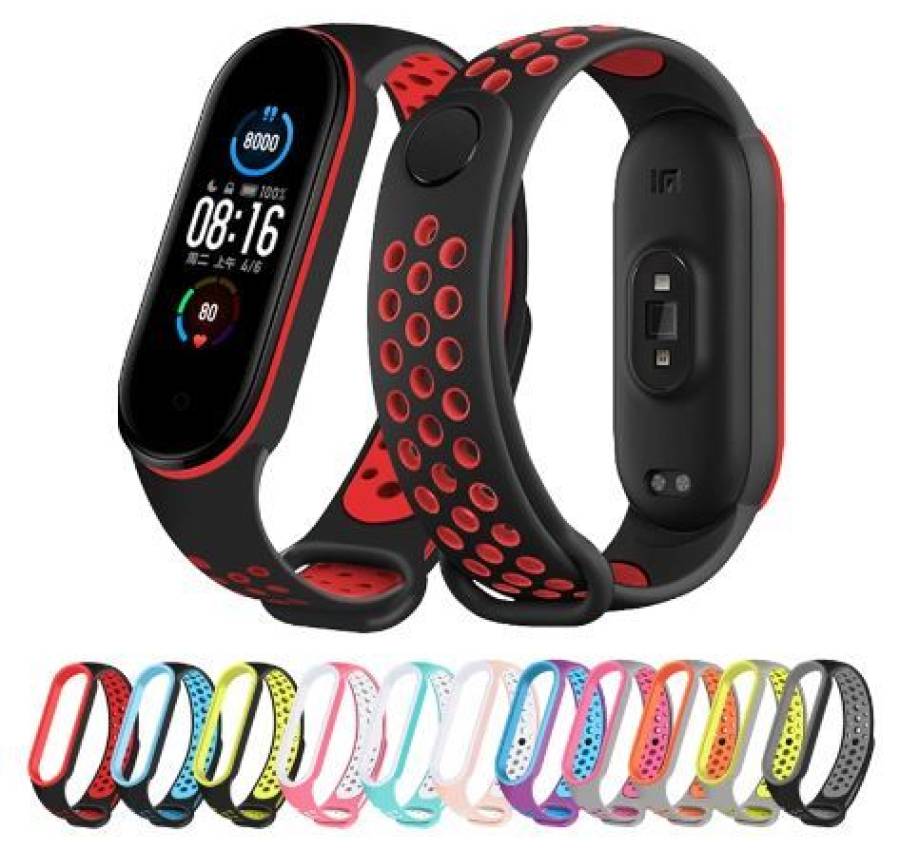 Силиконовый ремешок для Xiaomi Mi Band 6 5 7 2